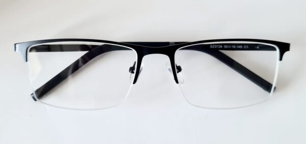 Armação Masculina Fio de Nylon Preto Fosco