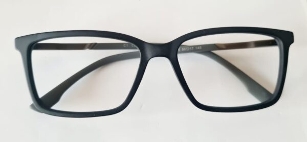 Armação Masculina Acetato Preto Fosc