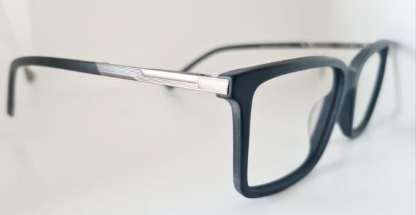 Armação Masculina Acetato Preto Fosc - Image 3